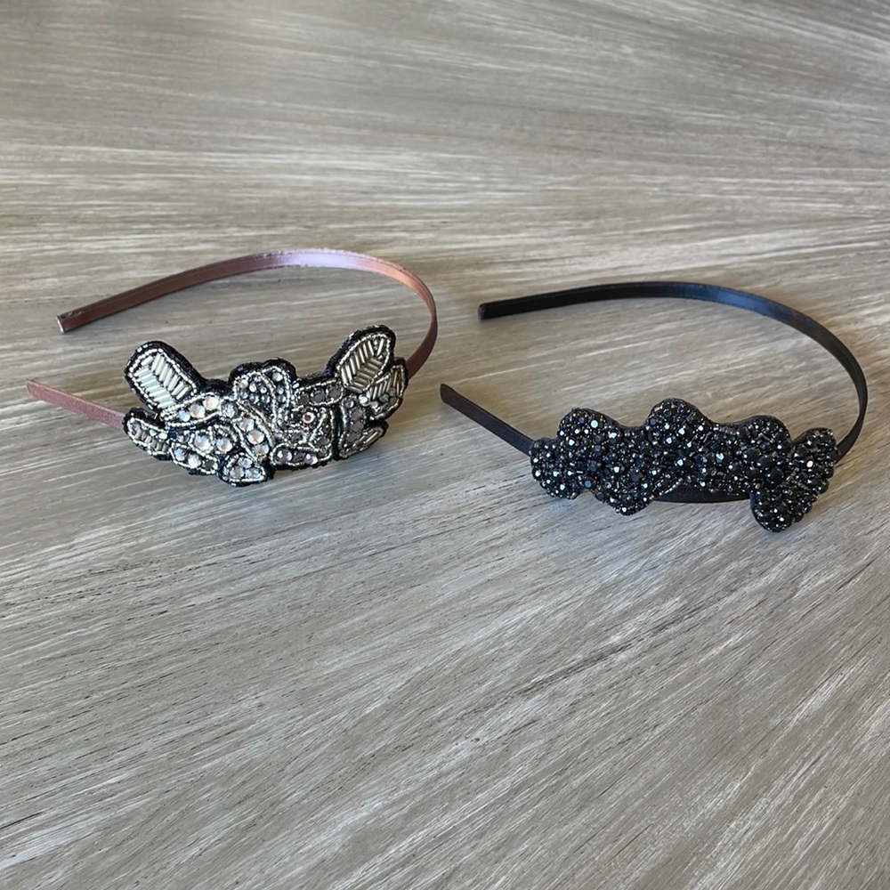 Set of Festive Rhinestone Headbands
